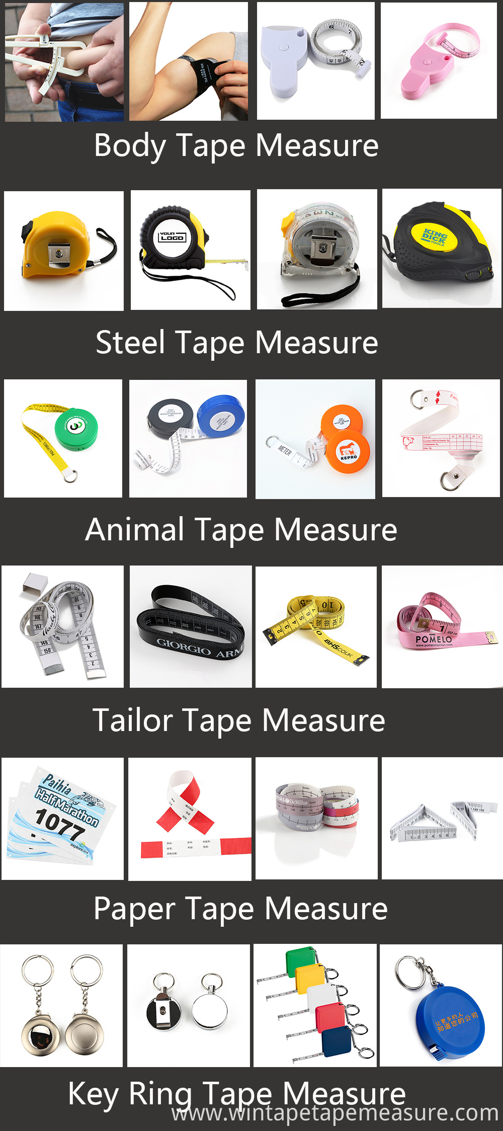 150 cm 60 inch cloth tailors measuring tape abs & pvc keychain tape measure